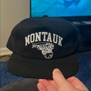 Montauk Black Baseball Cap